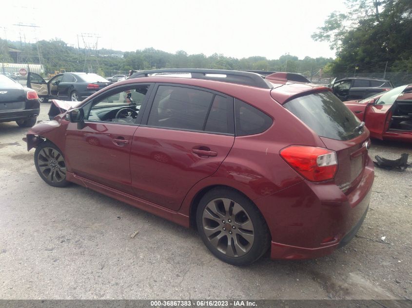 2016 SUBARU IMPREZA WAGON 2.0I SPORT LIMITED - JF1GPAU69G8221726