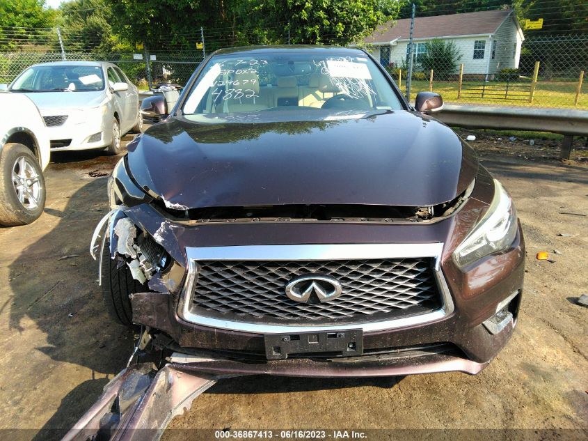 2018 INFINITI Q50 3.0T LUXE - JN1EV7AR0JM434882