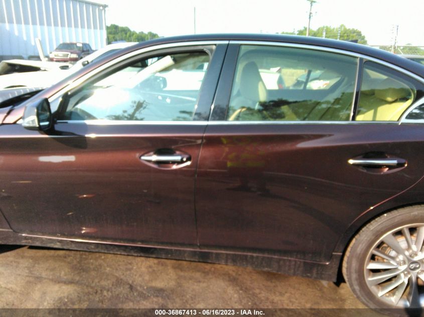 2018 INFINITI Q50 3.0T LUXE - JN1EV7AR0JM434882