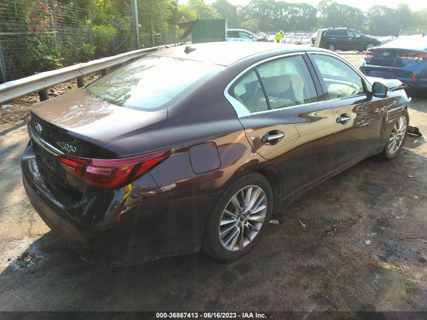 2018 INFINITI Q50 3.0T LUXE - JN1EV7AR0JM434882
