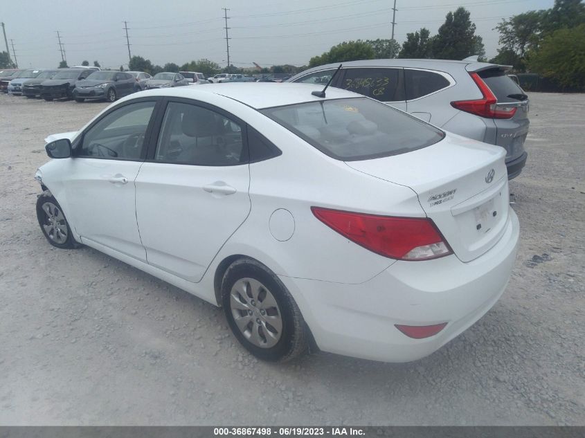 2016 HYUNDAI ACCENT SE - KMHCT4AE4GU956697