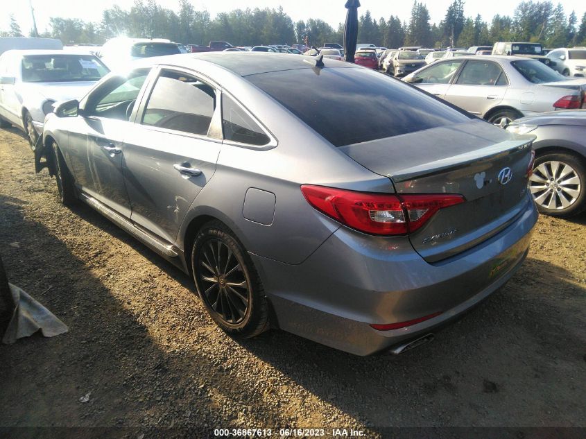 2015 HYUNDAI SONATA 2.4L LIMITED - 5NPE34AF5FH243175