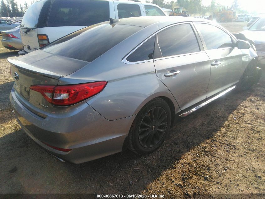 2015 HYUNDAI SONATA 2.4L LIMITED - 5NPE34AF5FH243175