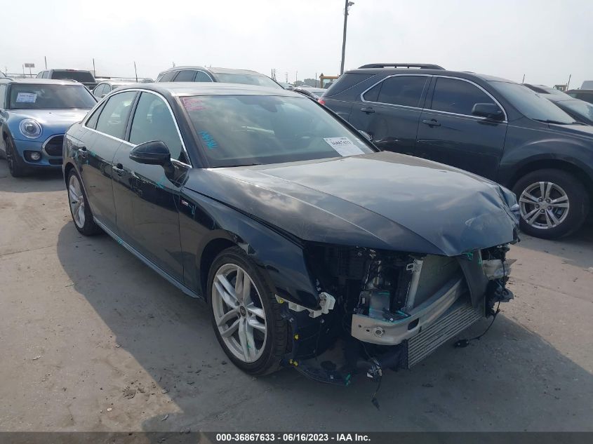 2023 AUDI A4 SEDAN S LINE PREMIUM PLUS - WAUEAAF42PN006542