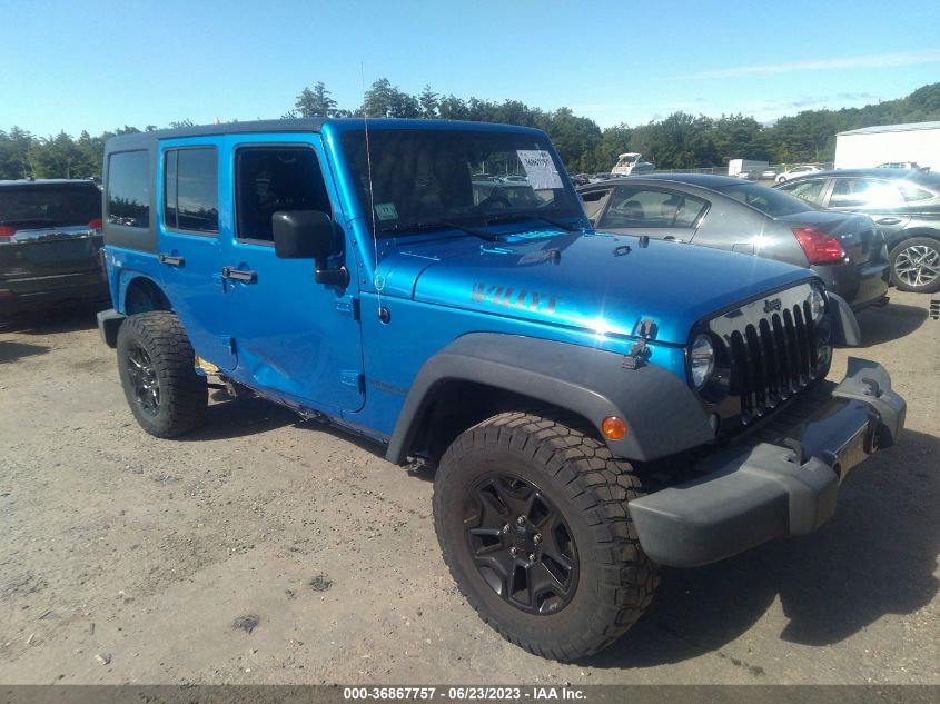 2015 JEEP WRANGLER UNLIMITED WILLYS WHEELER - 1C4BJWDG0FL714542