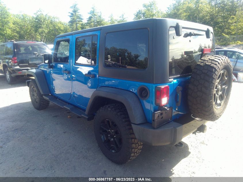 2015 JEEP WRANGLER UNLIMITED WILLYS WHEELER - 1C4BJWDG0FL714542