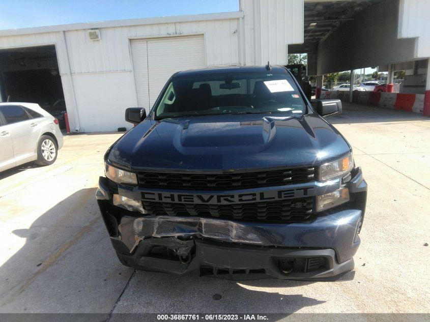 2020 CHEVROLET SILVERADO 1500 CUSTOM - 1GCRWBEK0LZ359067