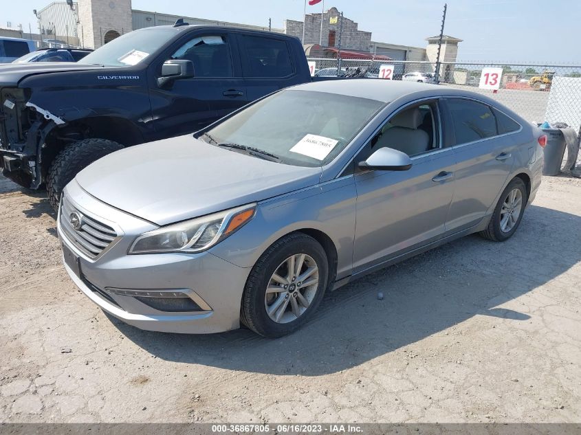 2015 HYUNDAI SONATA 2.4L SE - 5NPE24AF3FH083767