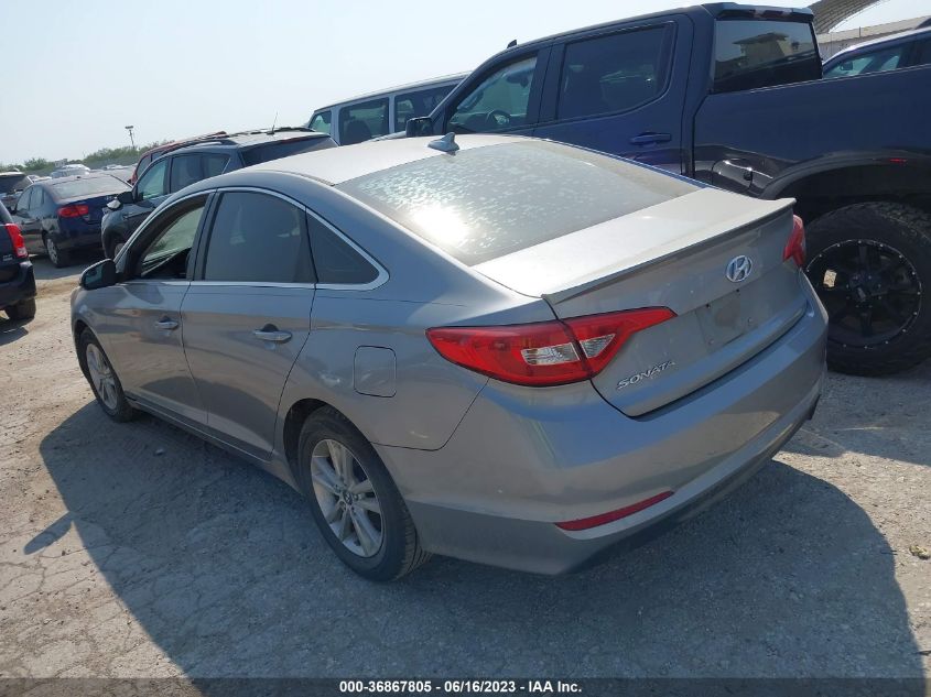 2015 HYUNDAI SONATA 2.4L SE - 5NPE24AF3FH083767