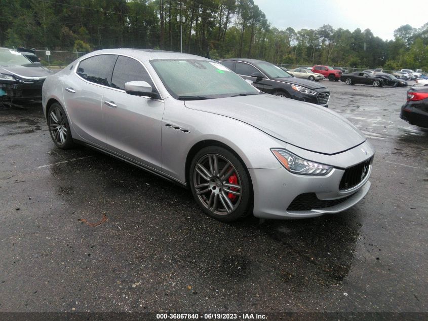 2017 MASERATI GHIBLI S Q4 - ZAM57RTL5H1196496
