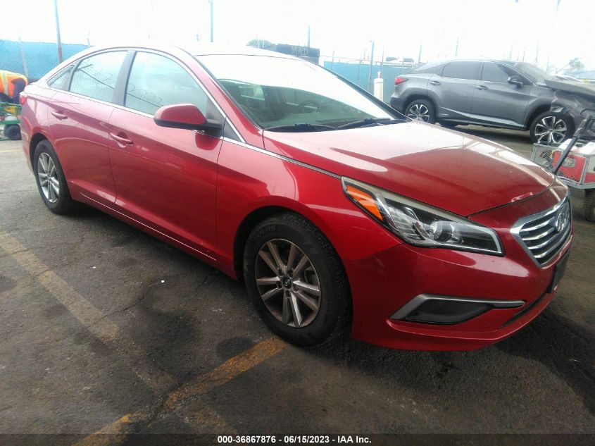 2017 HYUNDAI SONATA 2.4L - 5NPE24AF9HH447533