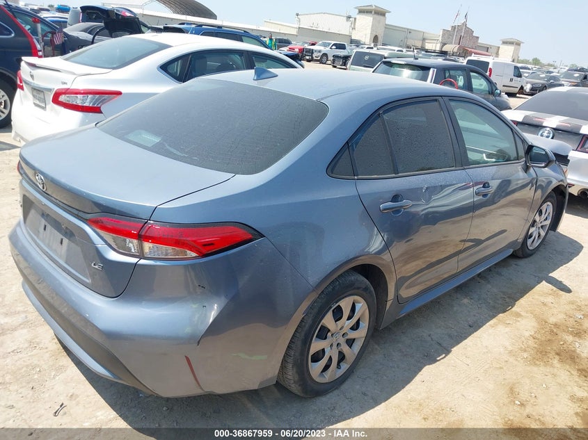 VIN: 5YFEPRAE5LP105322 2020 TOYOTA COROLLA LE