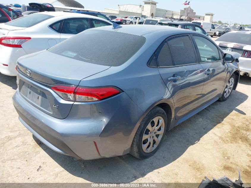 VIN: 5YFEPRAE5LP105322 2020 TOYOTA COROLLA LE
