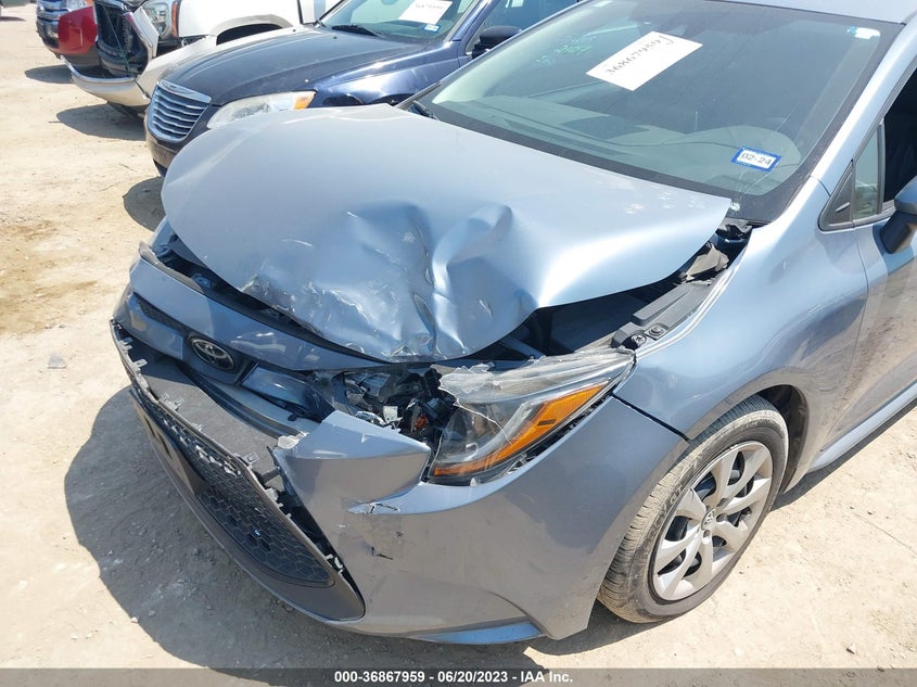 VIN: 5YFEPRAE5LP105322 2020 TOYOTA COROLLA LE