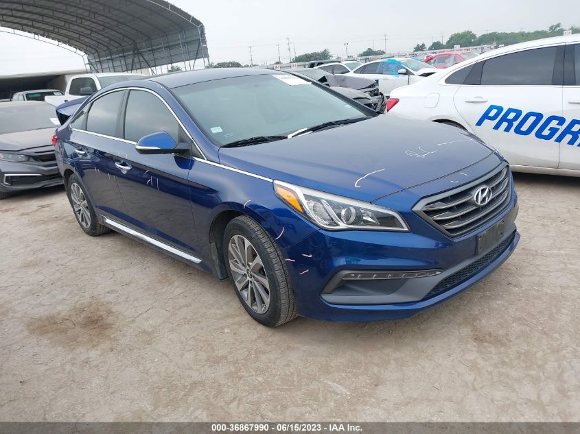 2015 HYUNDAI SONATA SPORT/LIMITED - 5NPE34AF4FH245659