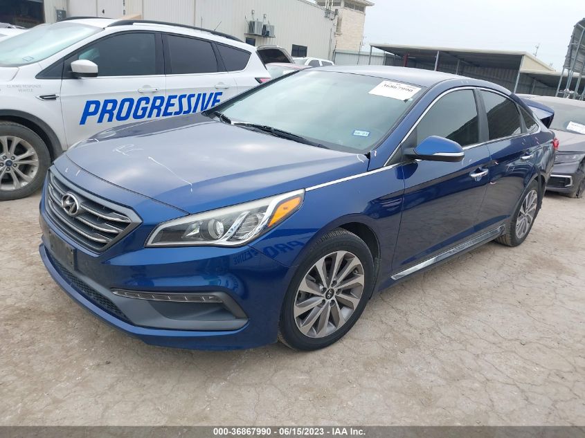 2015 HYUNDAI SONATA SPORT/LIMITED - 5NPE34AF4FH245659