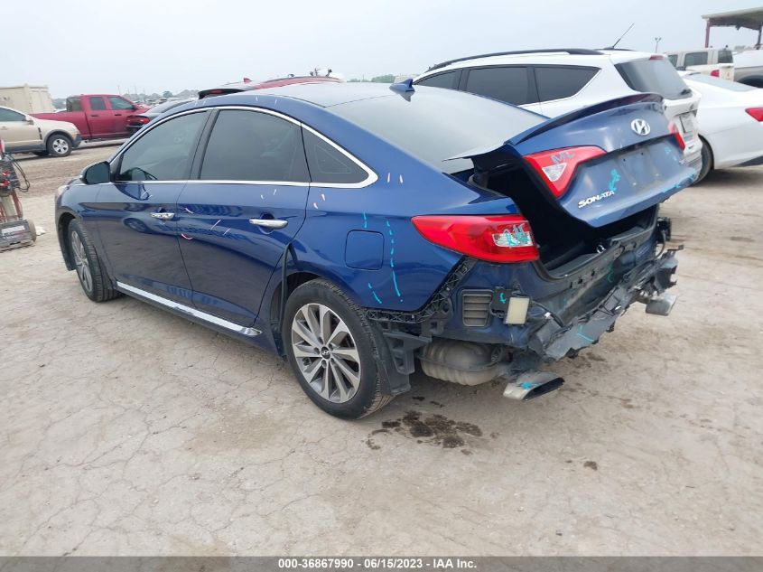 2015 HYUNDAI SONATA SPORT/LIMITED - 5NPE34AF4FH245659