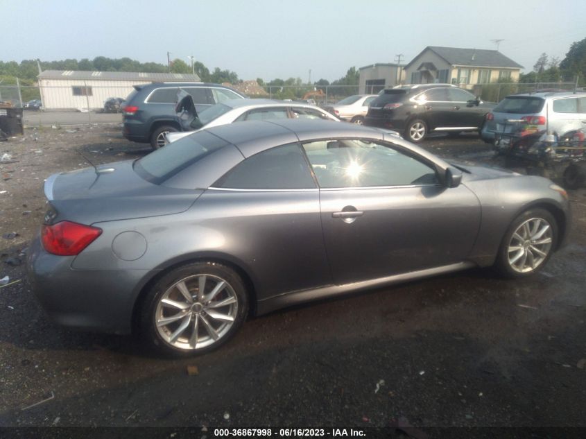 2013 INFINITI G37 CONVERTIBLE BASE JN1CV6FE6DM770547