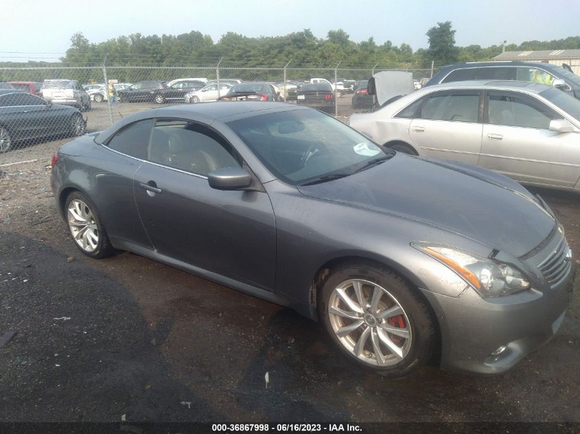2013 INFINITI G37 CONVERTIBLE BASE - JN1CV6FE6DM770547