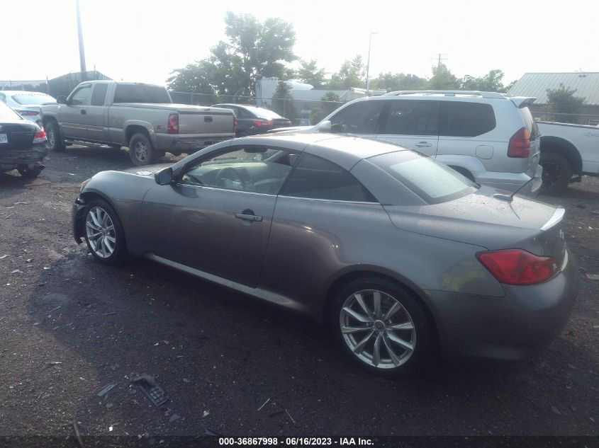 2013 INFINITI G37 CONVERTIBLE BASE JN1CV6FE6DM770547