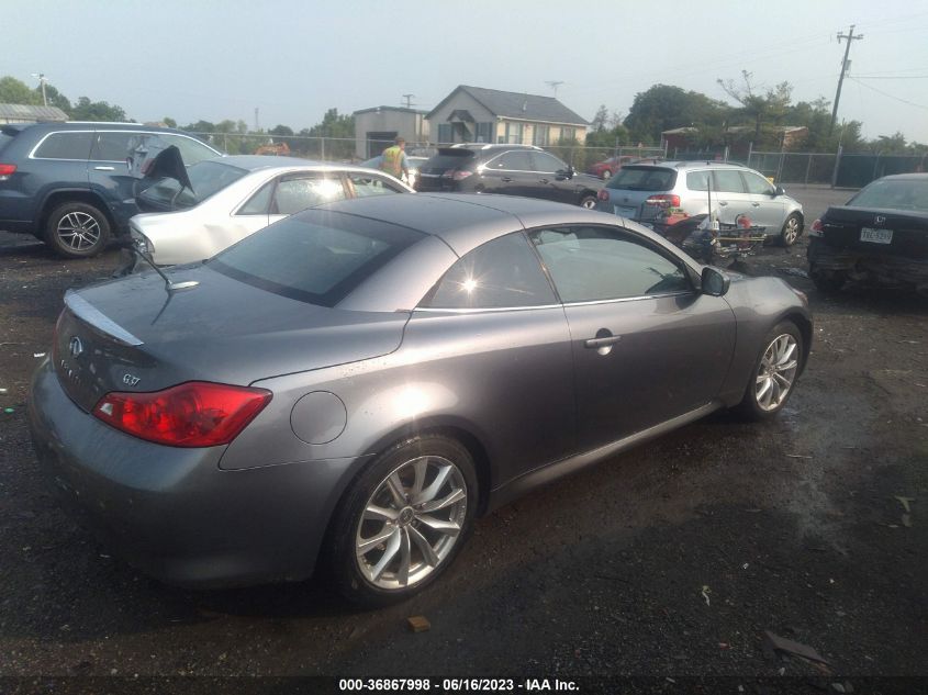 2013 INFINITI G37 CONVERTIBLE BASE JN1CV6FE6DM770547