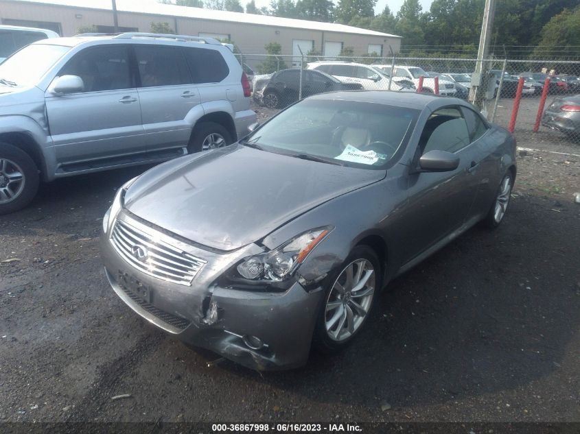 2013 INFINITI G37 CONVERTIBLE BASE JN1CV6FE6DM770547