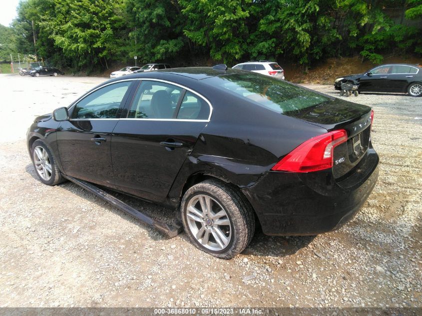 2013 VOLVO S60 T5 - YV1612FH8D2199108