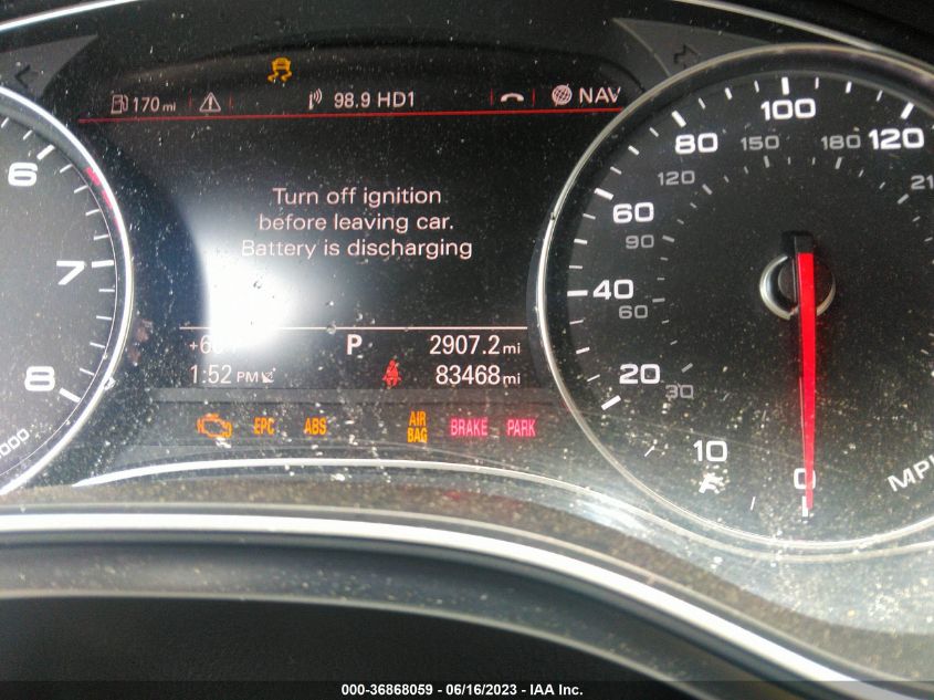 2015 AUDI A6 PREMIUM PLUS - WAUGFAFC4FN017381