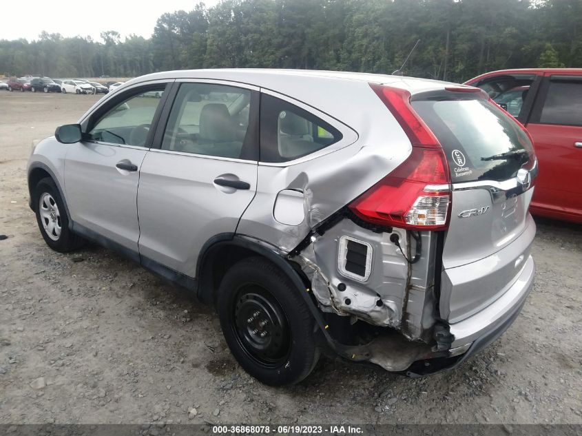 2016 HONDA CR-V LX - 2HKRM3H37GH509947