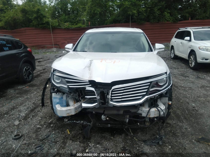 VIN 2LMPJ6KR8HBL30912 2017 LINCOLN MKX SELECT
