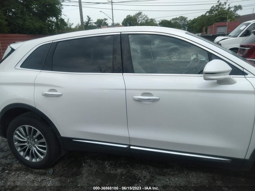 VIN 2LMPJ6KR8HBL30912 2017 LINCOLN MKX SELECT