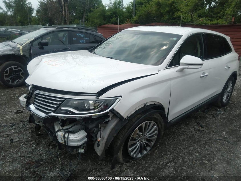 VIN 2LMPJ6KR8HBL30912 2017 LINCOLN MKX SELECT