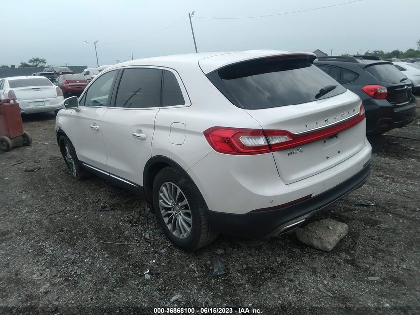 VIN 2LMPJ6KR8HBL30912 2017 LINCOLN MKX SELECT