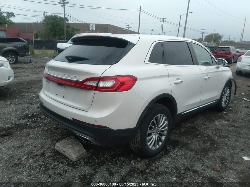 VIN 2LMPJ6KR8HBL30912 2017 LINCOLN MKX SELECT