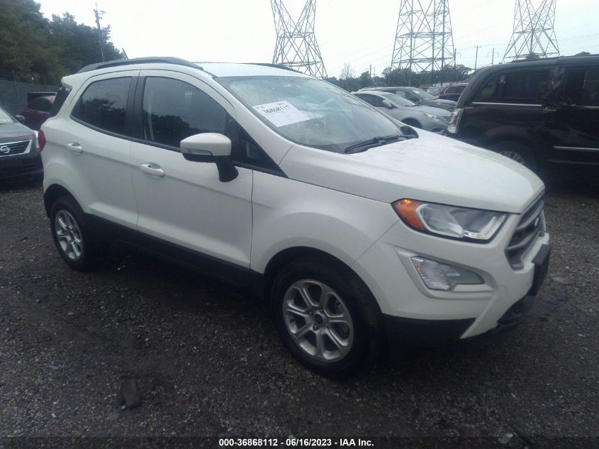2022 FORD ECOSPORT SE - MAJ6S3GL6NC457638