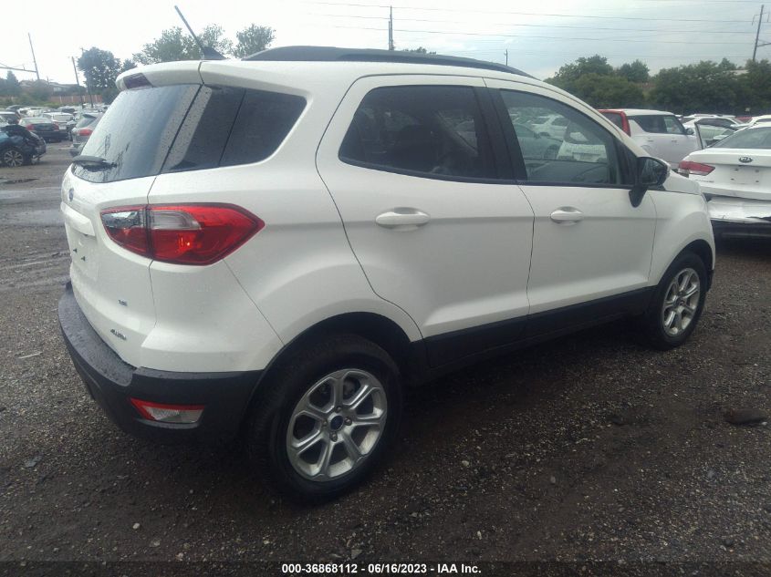 2022 FORD ECOSPORT SE - MAJ6S3GL6NC457638