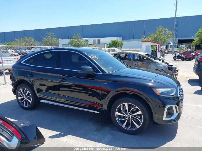 2022 AUDI Q5 SPORTBACK S LINE PREMIUM PLUS - WA15AAFY7N2068811