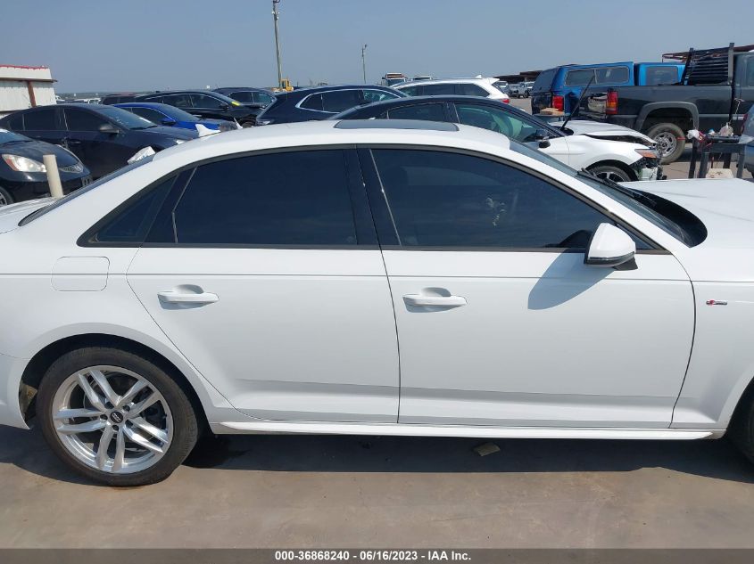 2017 AUDI A4 SEASON OF AUDI ULTRA - WAUKMAF45HN043662