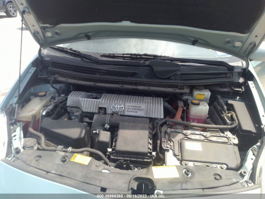 2013 TOYOTA PRIUS ONE/TWO/THREE/FOUR/FIVE - JTDKN3DU9D5538679