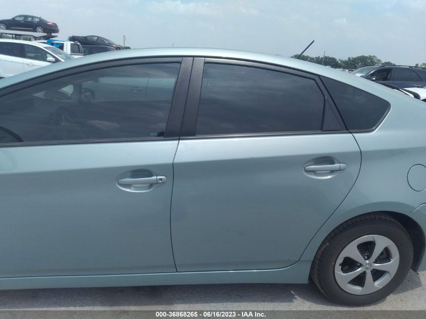 2013 TOYOTA PRIUS ONE/TWO/THREE/FOUR/FIVE - JTDKN3DU9D5538679