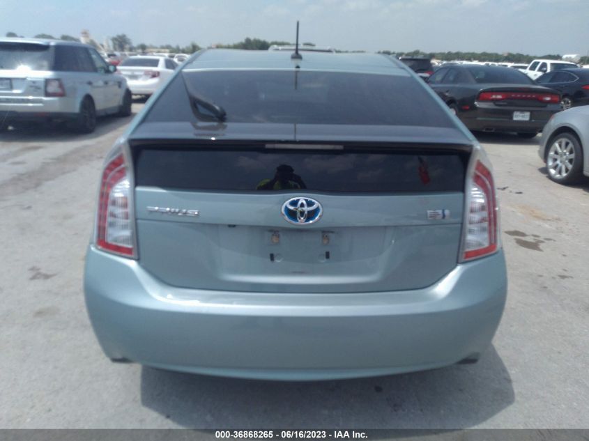 2013 TOYOTA PRIUS ONE/TWO/THREE/FOUR/FIVE - JTDKN3DU9D5538679