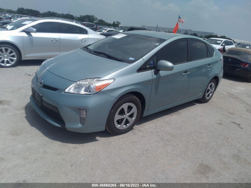 2013 TOYOTA PRIUS ONE/TWO/THREE/FOUR/FIVE - JTDKN3DU9D5538679