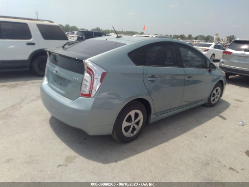 2013 TOYOTA PRIUS ONE/TWO/THREE/FOUR/FIVE - JTDKN3DU9D5538679