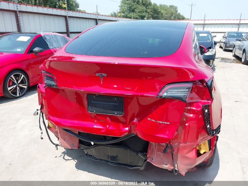 2023 TESLA MODEL Y LONG RANGE - 7SAYGDEE1PA029772