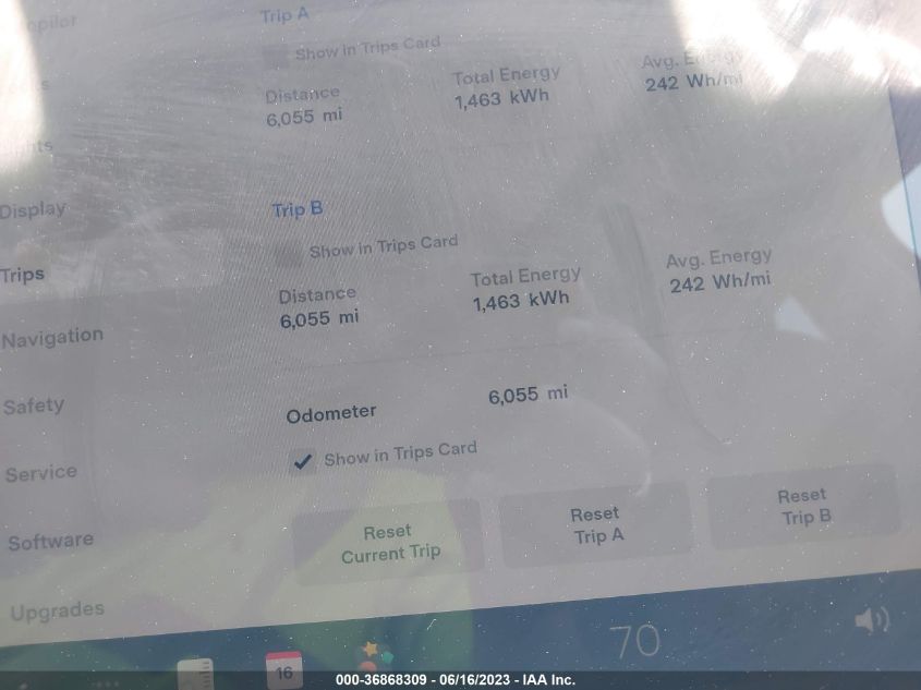 2023 TESLA MODEL Y LONG RANGE - 7SAYGDEE1PA029772