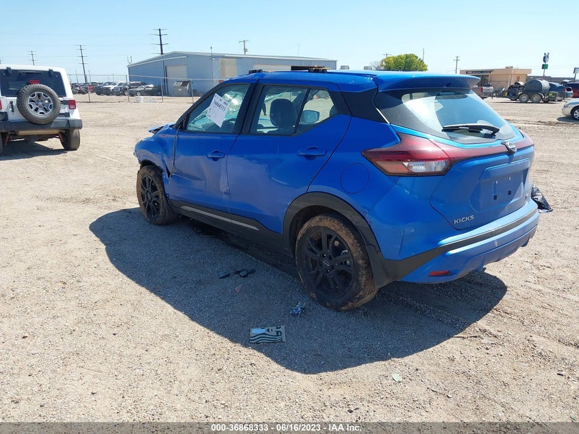 VIN 3N1CP5DV9NL521663 2022 NISSAN KICKS SR