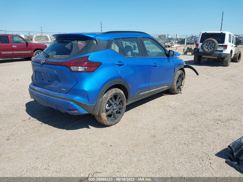 VIN 3N1CP5DV9NL521663 2022 NISSAN KICKS SR