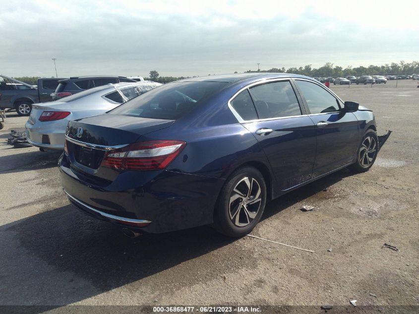 2017 HONDA ACCORD SEDAN LX - 1HGCR2F31HA246563