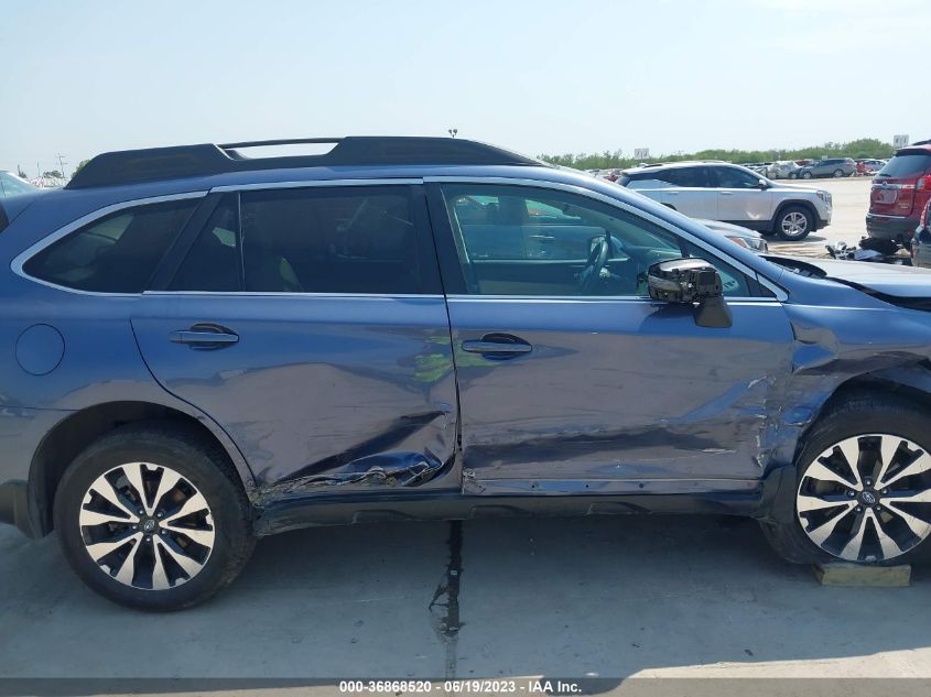 2015 SUBARU OUTBACK 2.5I LIMITED - 4S4BSALCXF3222367