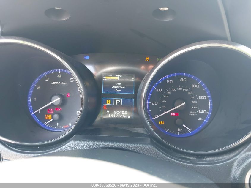 2015 SUBARU OUTBACK 2.5I LIMITED - 4S4BSALCXF3222367